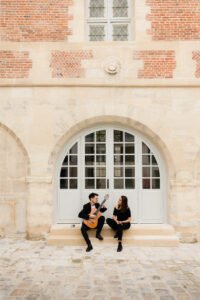 potraits musicien musicienne paris flûtiste cour extérieur