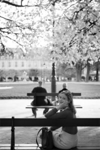 portrait Paris le marais parc place des vosges