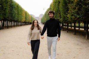 shooting couple Alaïs Rousseau photographe Palais royal Paris