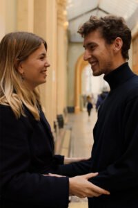 shooting couple paris galerie vivienne