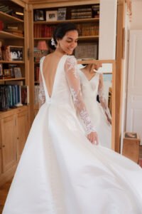 photographie robe de mariée atelier Inès Aubin photographie robe de mariée atelier Inès Aubin