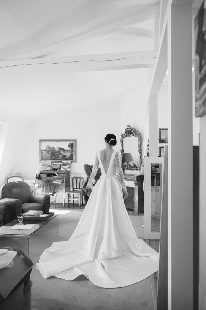 photographie robe de mariée atelier Inès Aubin