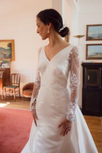 photographie robe de mariée atelier Inès Aubin photographie robe de mariée atelier Inès Aubin