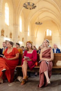 mariage dans le Poitou église témoins