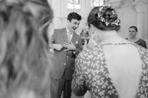 mariage dans le Poitou église just married