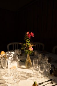mariage dans le Poitou décoration table