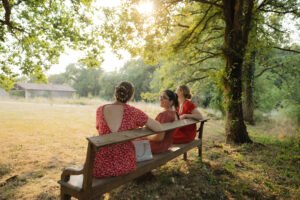 mariage dans le Poitou cocktail photo de groupe
