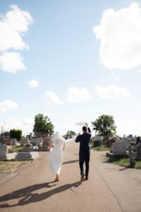 mariés après la messe