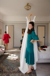 préparatifs de la mariée