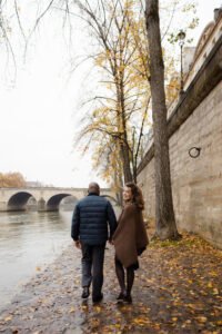 séance couple engagement paris automne